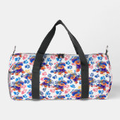 Playful travel bag for your dog. coloured  plunjezak (Achterkant)