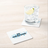 Playful, trillend, bold, modern design Be Awesome Kartonnen Onderzetters (Insitu)