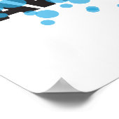 Playful, trillend, bold, modern design Be Awesome Poster (Hoek)