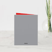 Playful Valentine’s Day Feestdagen Kaart (Achterkant)