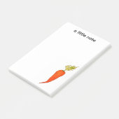 Playful Watercolor Carrot Post-it® Notes (Schuin)