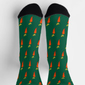 Playful Watercolor Carrot Sokken (Top)