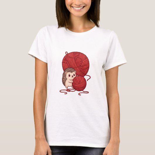 Playful Yarn Buddy T-shirt (Voorkant)