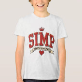 #PlayfulRebellion #BoldStatement #EdgyDesign #Devi Tri-Blend Shirt (Voorkant)