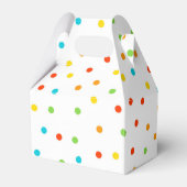 Playground Birthday Party Favor Box Polkadot Bedankdoosjes (Achterkant)