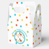 Playground Birthday Party Favor Box Polkadot Bedankdoosjes (Geopend)