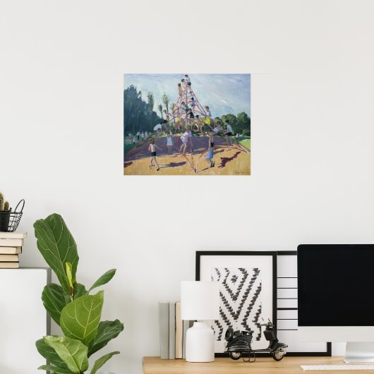 Playground Derby 1990 Poster (Thuiskantoor)