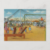 Playground, Hampton Beach, New Hampshire Briefkaart (Voorkant)
