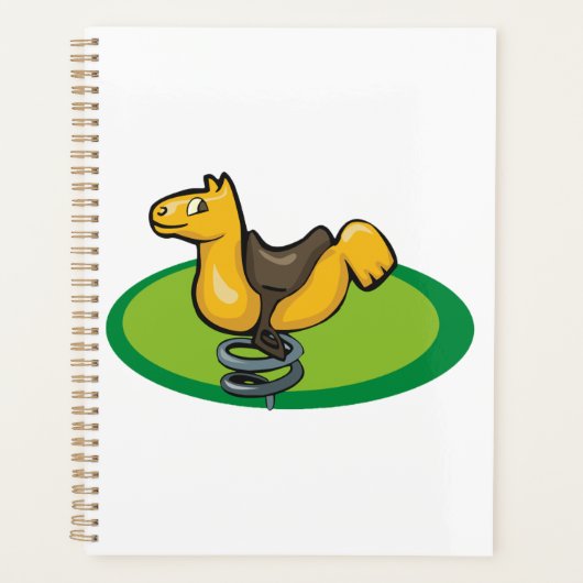 Playground Horse Spring Rider Planner (Voorkant)