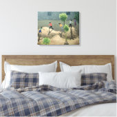 Playground Lesbos Canvas Afdruk (Insitu (Slaapkamer))