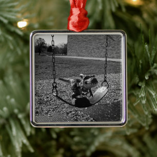 Playground Tyrannosaurus TREX Dinosaur Funny Metalen Ornament