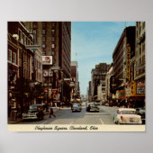 Playhouse Square, Cleveland, Ohio  Poster (Voorkant)
