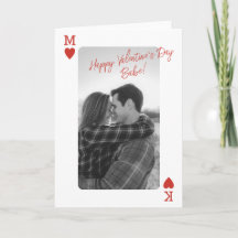Playing Card Couple Photo Love Valentine's Day