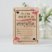 Playing Card Crazy Mushrooms Halloween (Staand voorkant)