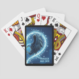 Playing Cards Bald Eagle Heart Forever and Ever 2 Pokerkaarten