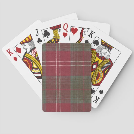 Playing Cards Chisholm Weathered Tartan Speelkaarten (Achterkant)