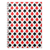 Playing Cards Clubs and Spades Notebook Journal Notitieboek (Voorkant)