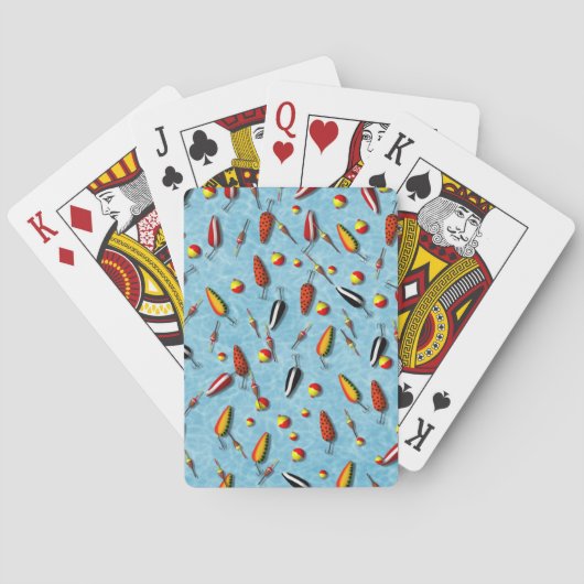 Playing Cards - Fishing Bobs & Lures Pokerkaarten (Achterkant)