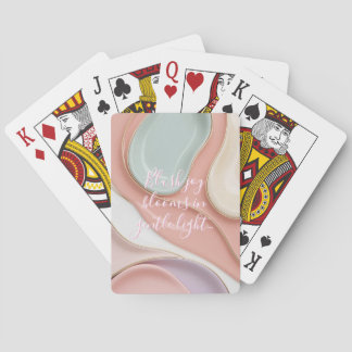 Playing cards in stylish abstract graphic pokerkaarten