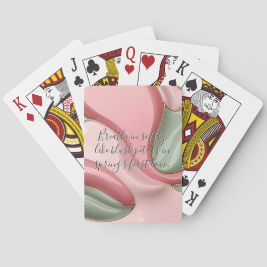 Playing cards in stylish abstract graphic pokerkaarten (Achterkant)
