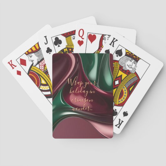 Playing cards in stylish abstract graphic pokerkaarten (Achterkant)