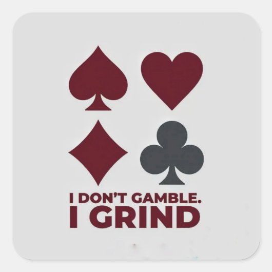 "Playing Cards Sticker Set – ♠ ♥ ♦ ♣" (Voorkant)