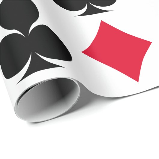 Playing cards symbols pattern cadeaupapier (Rol Hoek)