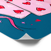 Playing Cards Valentine 6 7 Boys Girls Valentine S Poster (Hoek)