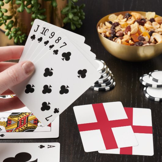 Playing Cards with flag of England Pokerkaarten (Insitu)