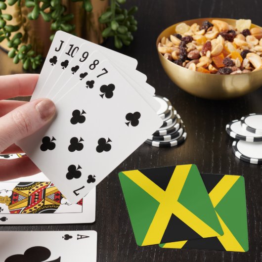 Playing Cards with flag of Jamaica Pokerkaarten (Insitu)
