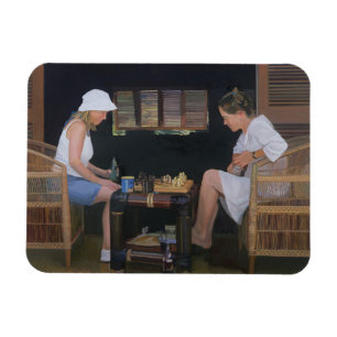 Playing Chess at Goldeneye Magneet