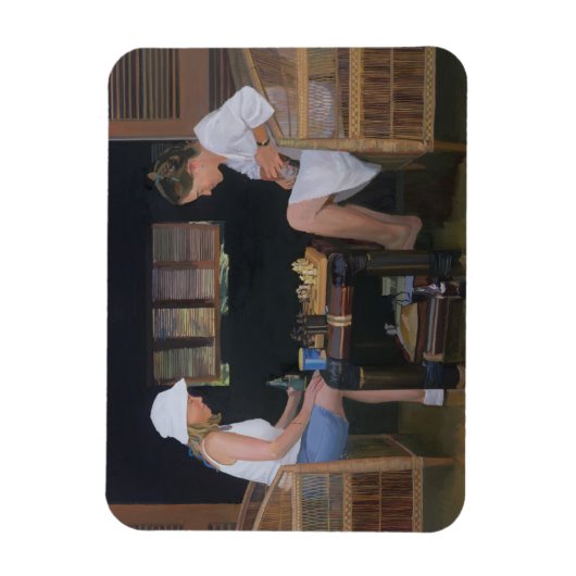 Playing Chess at Goldeneye Magneet (Verticaal)