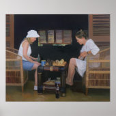 Playing Chess at Goldeneye Poster (Voorkant)