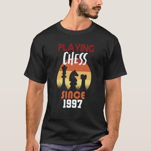 Playing chess since 1997 t-shirt (Voorkant)