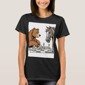 playing chess t-shirt