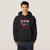 Playing Croquet  Croquet Player Croqueting Croquet Hoodie (Voorkant volledig)