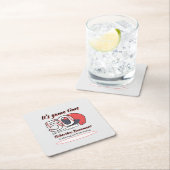 Playing His 50th Inning Baseball Birthday Party Kartonnen Onderzetters (Insitu)