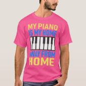 Playing Piano And Keyboards T-shirt (Voorkant)
