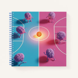 Playing Purple Anthropomorphic Brains  Notitieboek