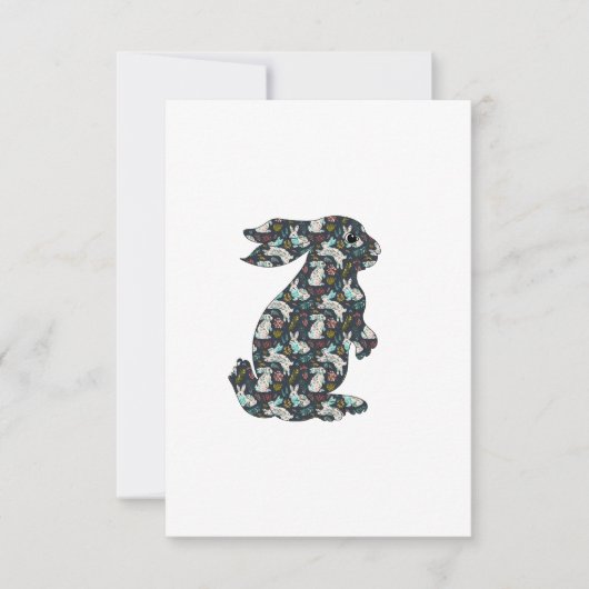 Playing Rabbits Kaart (Voorkant)