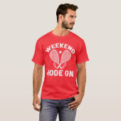 Playing Racquetball Sport Racquetball Weekend Mo T-shirt (Voorkant volledig)