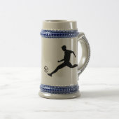 Playing soccer graphic black bierpul (Voorkant rechts)