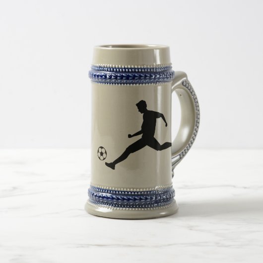 Playing soccer graphic black bierpul (Voorkant rechts)