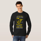 Playing The French Horn  French Horn Player Music T-shirt (Voorkant volledig)