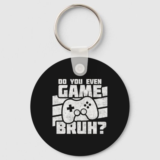 Playing Video Games - Pc Console Gaming - Funny Vi Sleutelhanger (Voorkant)