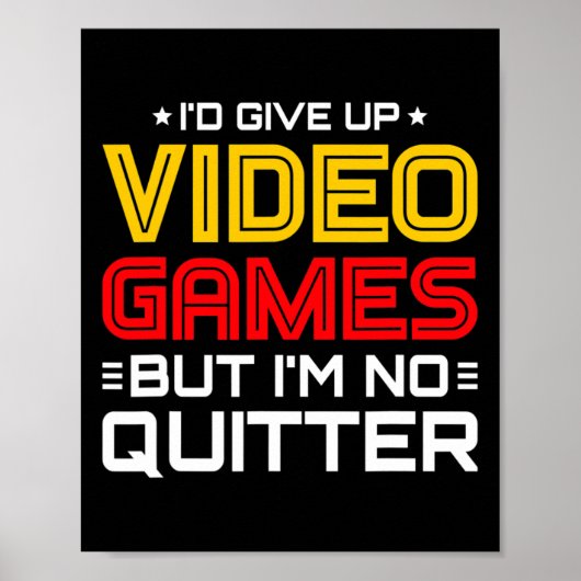 Playing Video Games - Video Gamer Meme - Funny Vid Poster (Voorkant)