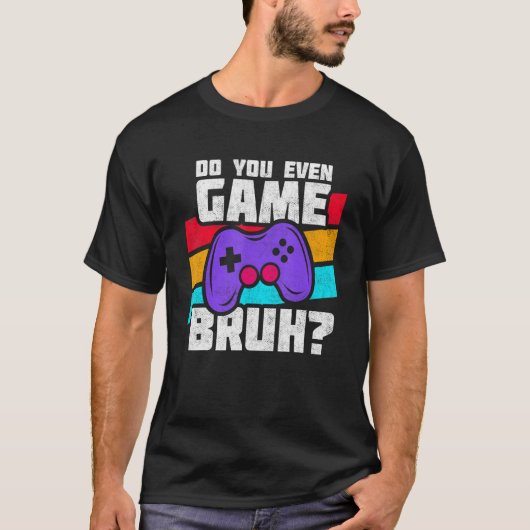 Playing Video Games - Video Gamer Meme - Funny Vid T-shirt (Voorkant)