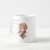 Playing Violin in action Koffiemok (Voorkant links)