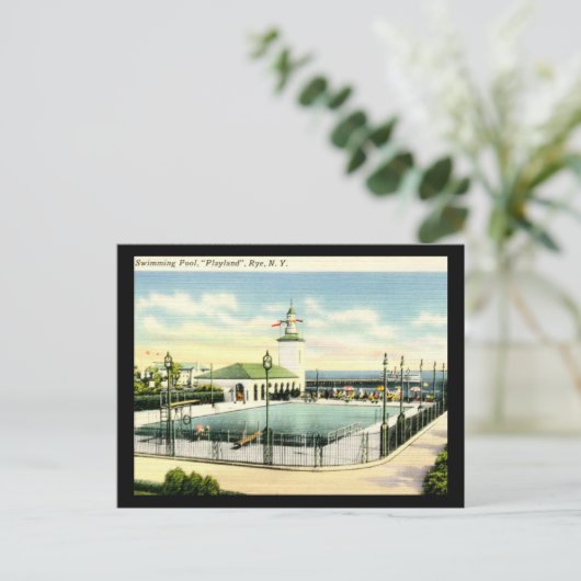 Playland, Rye, New York  Briefkaart (Staand voorkant)