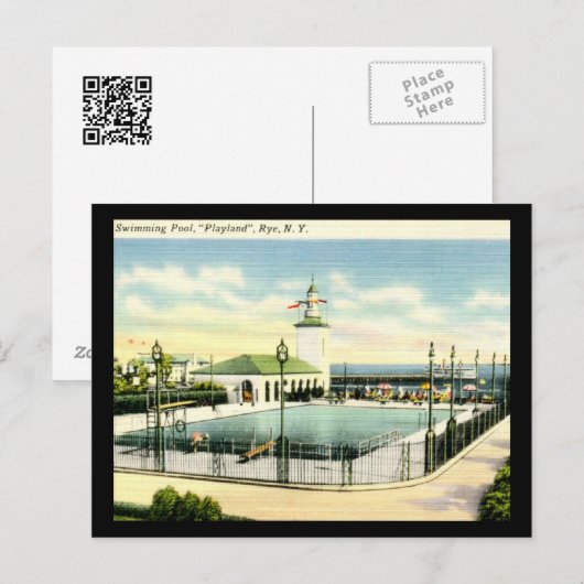 Playland, Rye, New York  Briefkaart (Voorkant / Achterkant)